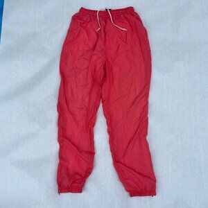Vintage USA Olympics Coral Windbreaker Pants Medium Nylon/Polyester